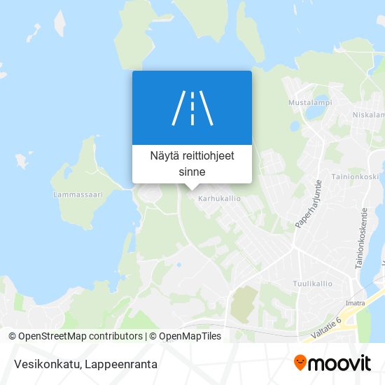 Vesikonkatu kartta