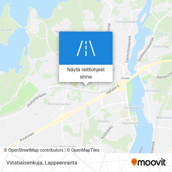 Viitatiaisenkuja kartta