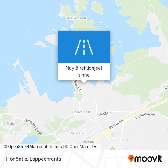 Hönöntie kartta