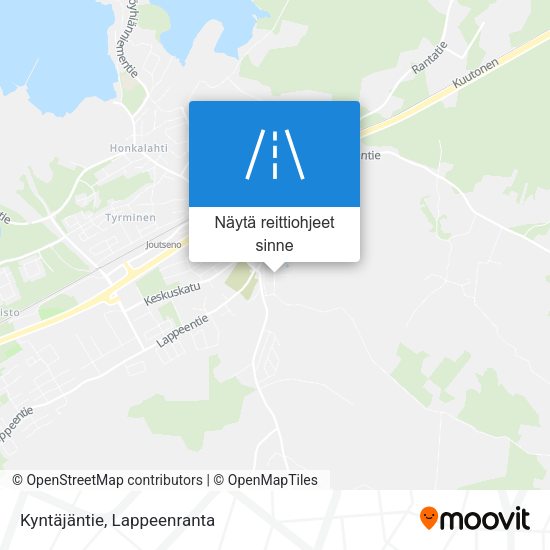 Kyntäjäntie kartta