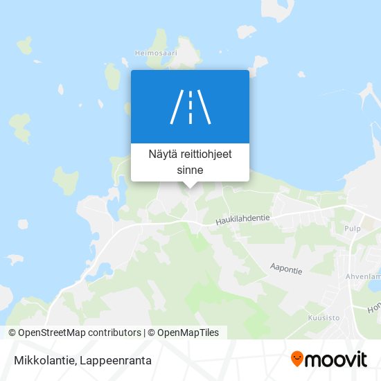 Mikkolantie kartta