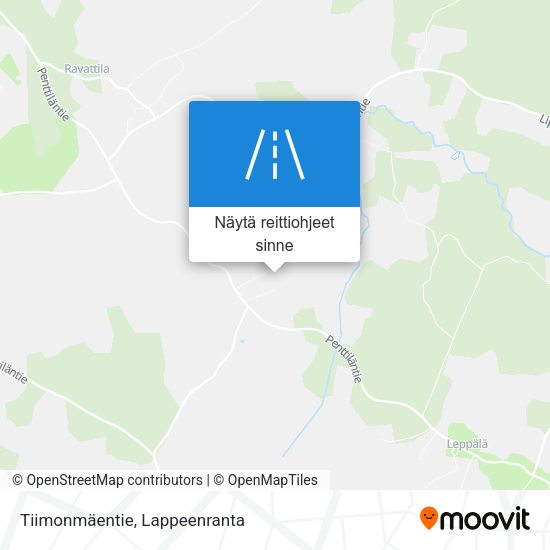 Tiimonmäentie kartta