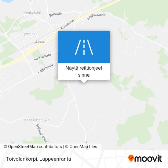 Toivolankorpi kartta