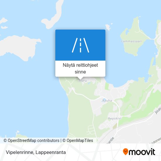 Vipelenrinne kartta