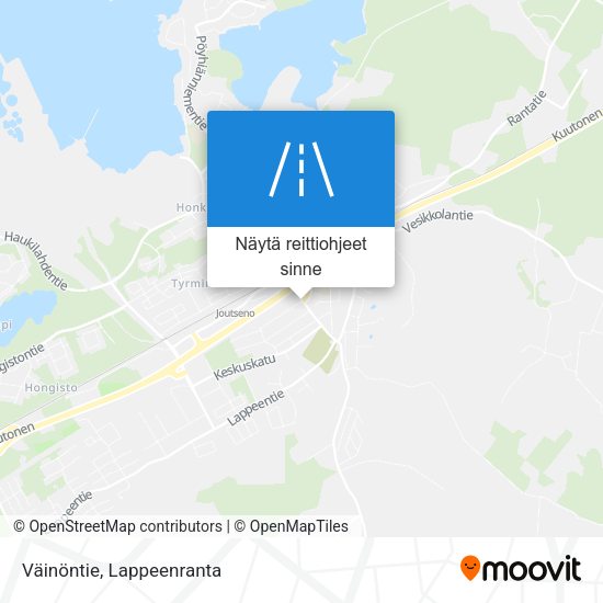 Väinöntie kartta