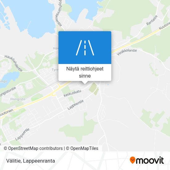 Välitie kartta