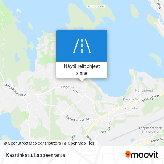 Kaartinkatu kartta