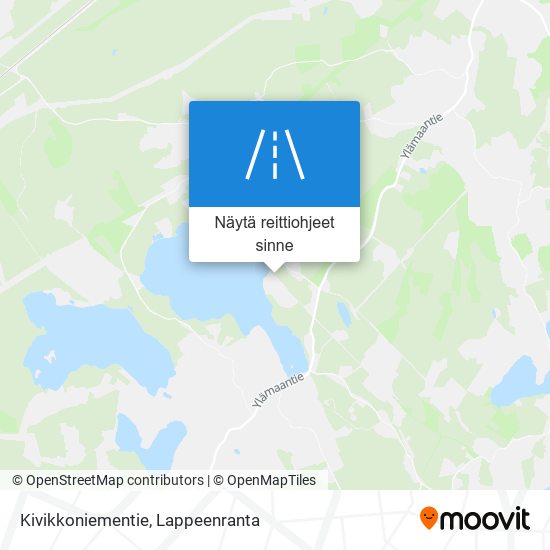 Kivikkoniementie kartta