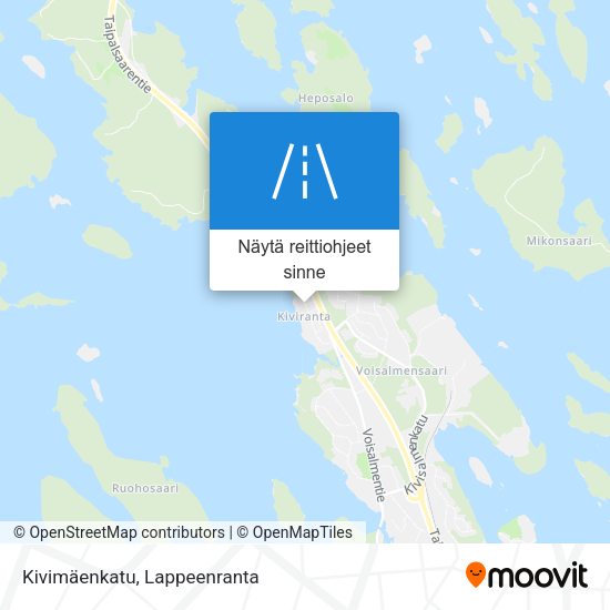 Kivimäenkatu kartta