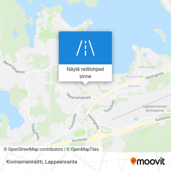 Kiviniemenraitti kartta