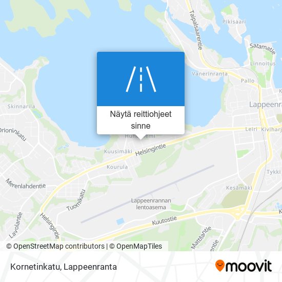 Kornetinkatu kartta