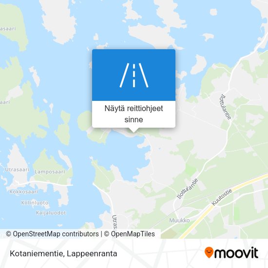 Kotaniementie kartta