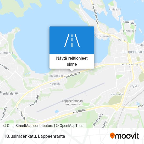 Kuusimäenkatu kartta