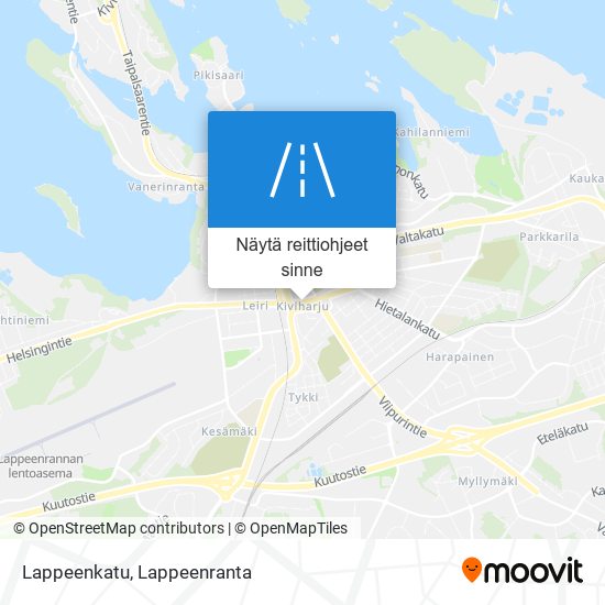 Lappeenkatu kartta