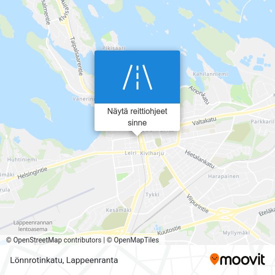 Lönnrotinkatu kartta
