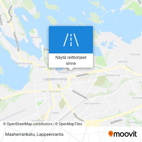 Maaherrankatu kartta