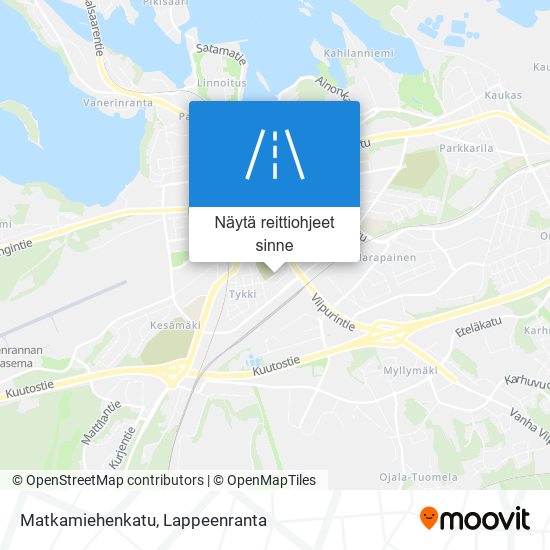 Matkamiehenkatu kartta