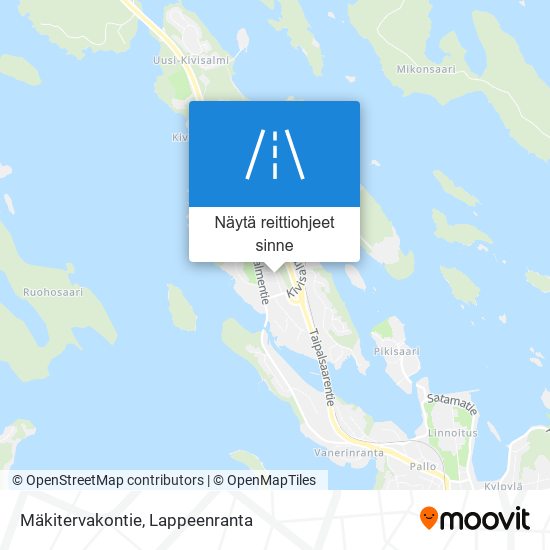 Mäkitervakontie kartta