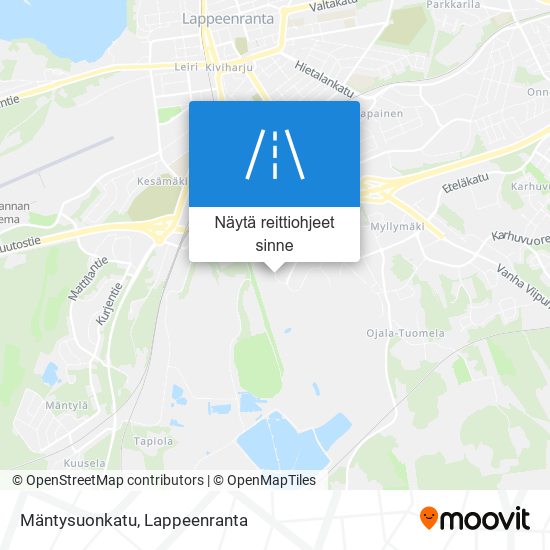 Mäntysuonkatu kartta