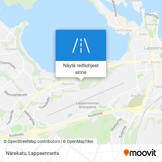 Närekatu kartta