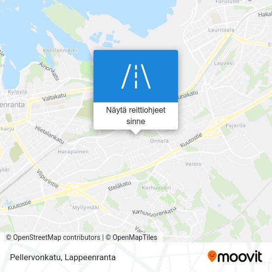 Pellervonkatu kartta