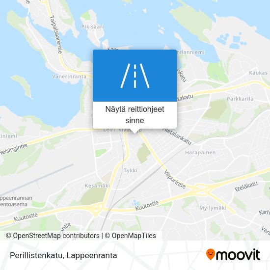 Perillistenkatu kartta