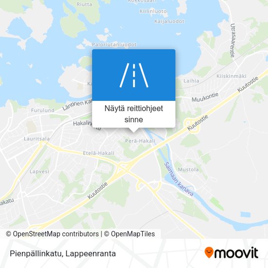 Pienpällinkatu kartta