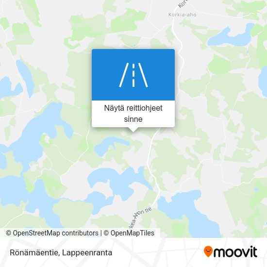 Rönämäentie kartta