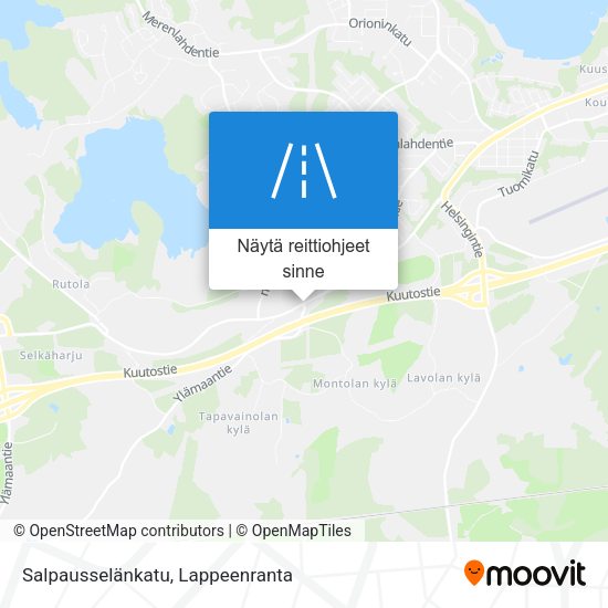 Salpausselänkatu kartta