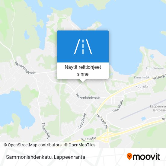 Sammonlahdenkatu kartta