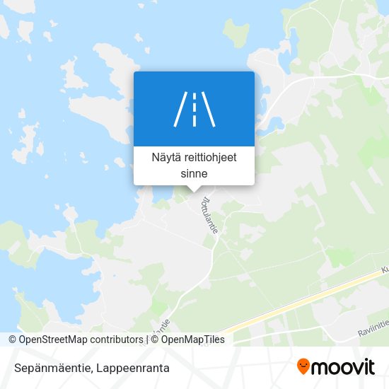 Sepänmäentie kartta
