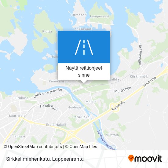 Sirkkelimiehenkatu kartta