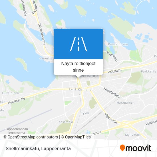 Snellmaninkatu kartta