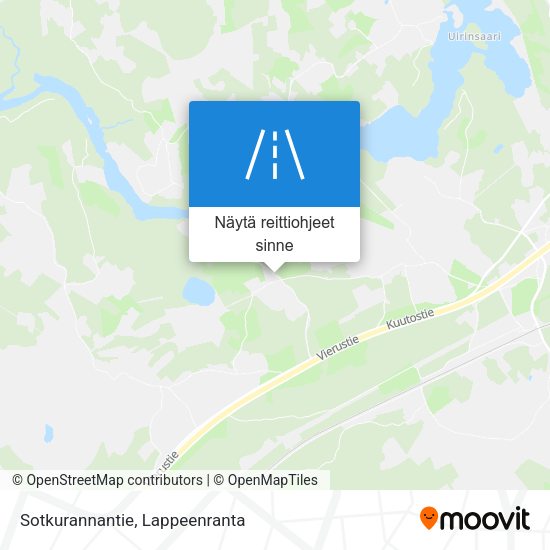 Sotkurannantie kartta