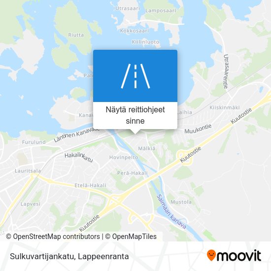 Sulkuvartijankatu kartta