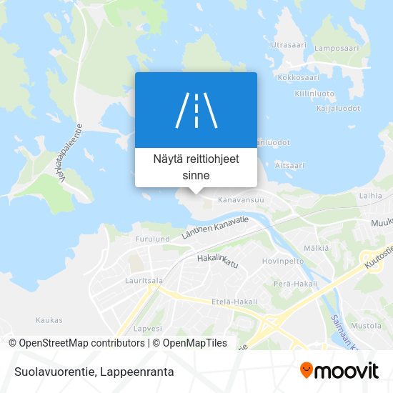 Suolavuorentie kartta