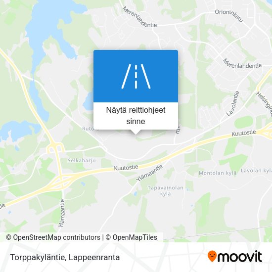 Torppakyläntie kartta
