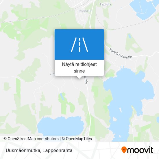Uusmäenmutka kartta