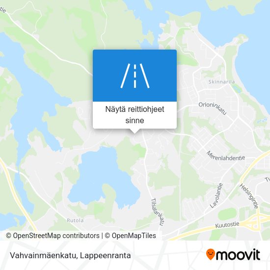 Vahvainmäenkatu kartta
