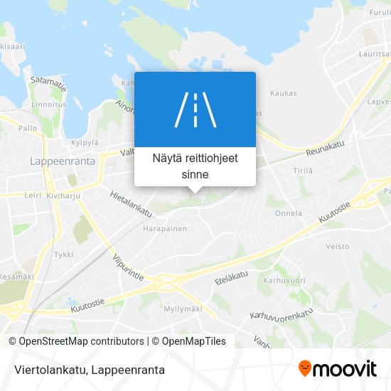 Viertolankatu kartta