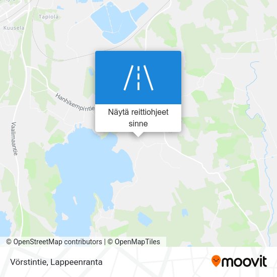 Vörstintie kartta