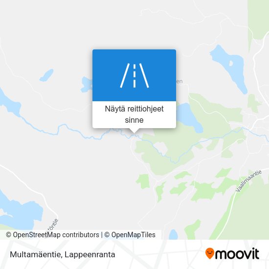 Multamäentie kartta