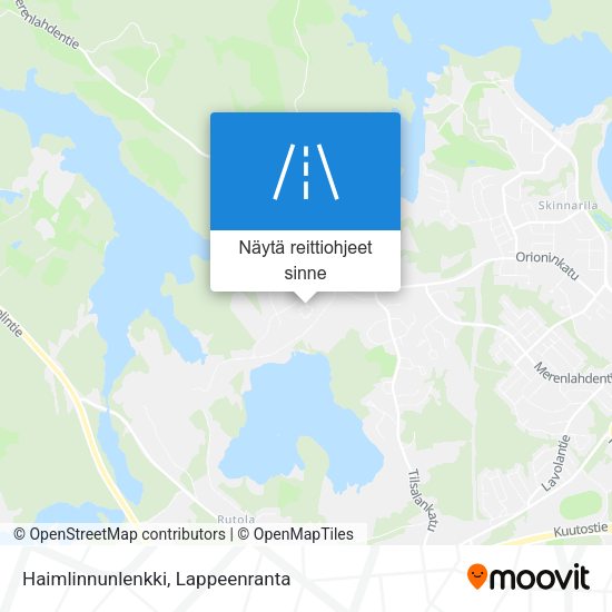 Haimlinnunlenkki kartta