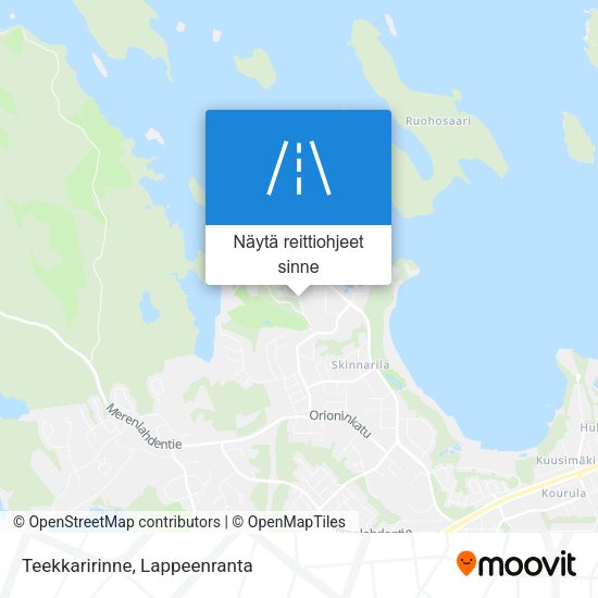Teekkaririnne kartta