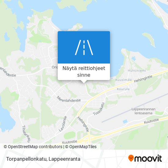 Torpanpellonkatu kartta