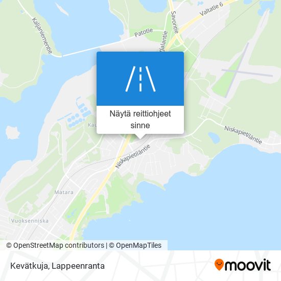 Kevätkuja kartta