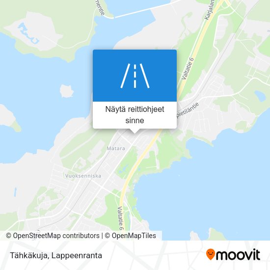 Tähkäkuja kartta