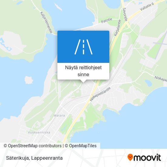 Säterikuja kartta