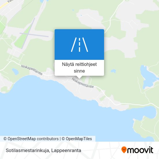 Sotilasmestarinkuja kartta