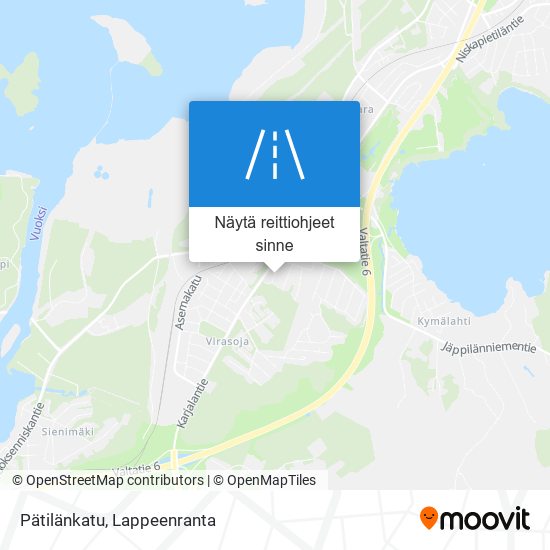 Pätilänkatu kartta